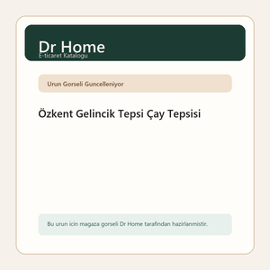 Özkent Gelincik Tepsi Çay Tepsisi
