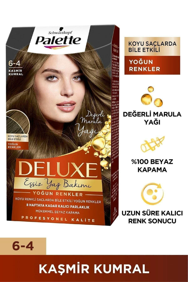 Palette DELUXE SAÇ BOYASI YOĞUN RENKLER 6-4 KAŞMİR KUMRAL