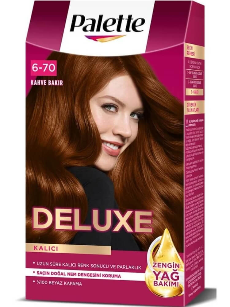Palette Deluxe Set Saç Boyası 6.70 Kahve Bakır