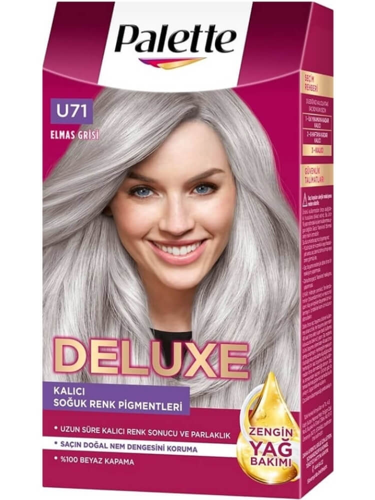 Palette Deluxe Set Saç Boyası U71 Buzul Grisi