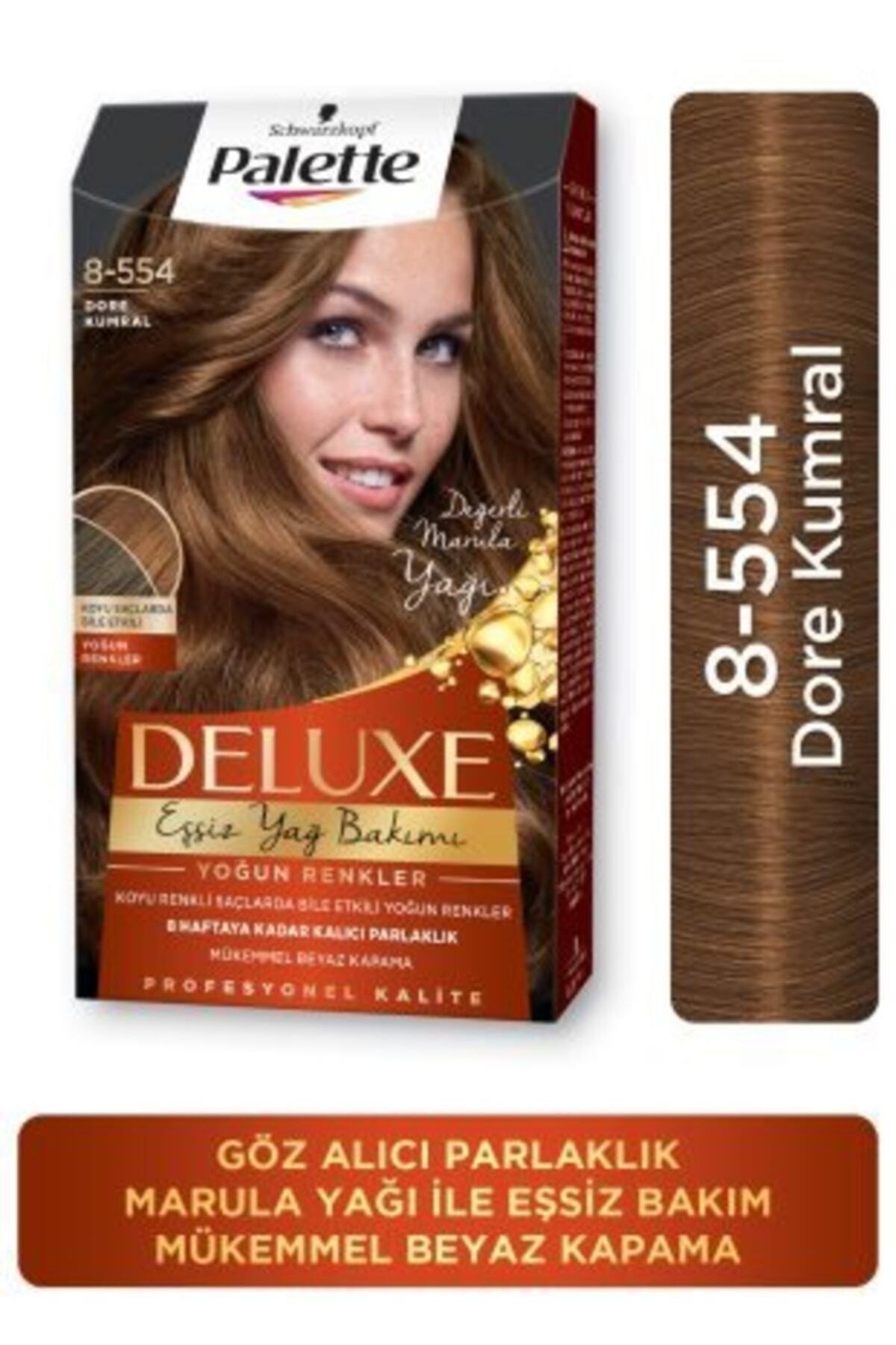 Palette Deluxe Yoğun Renkler 8-554 Dore Kumral