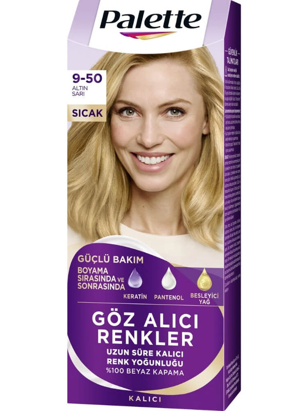 Palette Göz Alıcı Renkler Saç Boyası 9.50