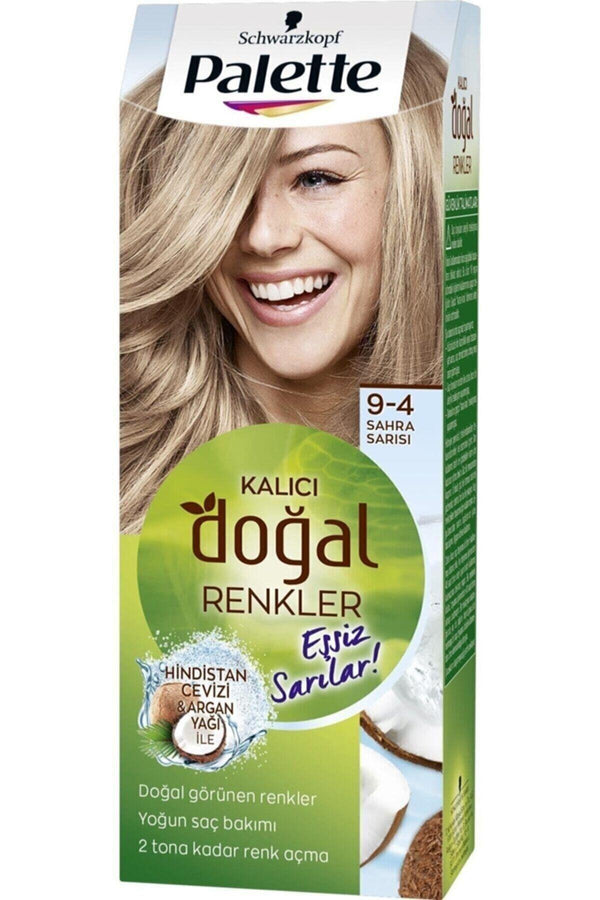 Palette Kalıcı Doğal Renkler 9-4 Sahra Sarısı