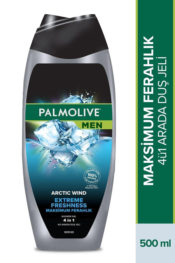 Palmolive Men Arctic Wind 4ü1 Arada Maksimum Ferahlık Erkek Duş Jeli 500 ml