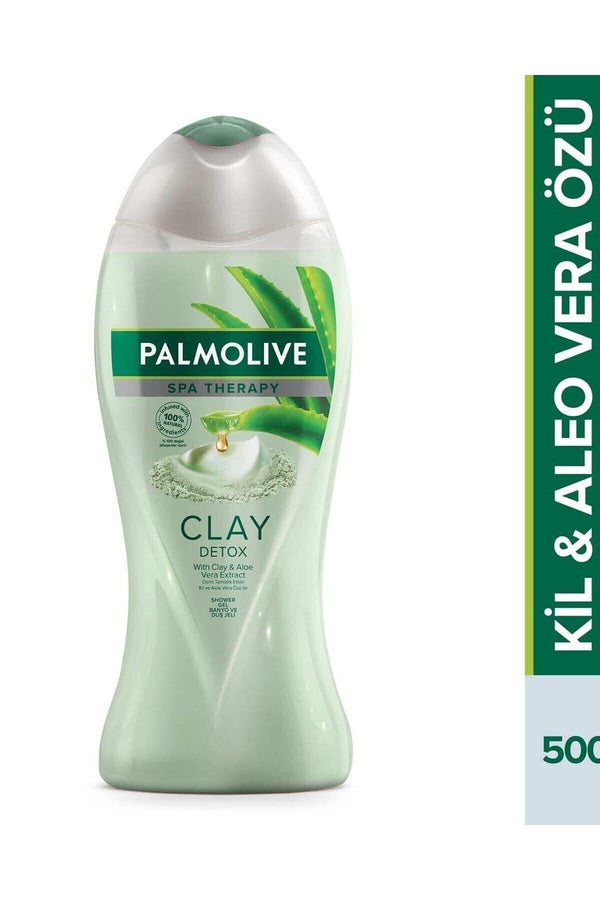 Palmolive Spa Therapy Clay Detox Kil Ve Aloe Vera Özü Banyo Ve Duş Jeli 500 Ml