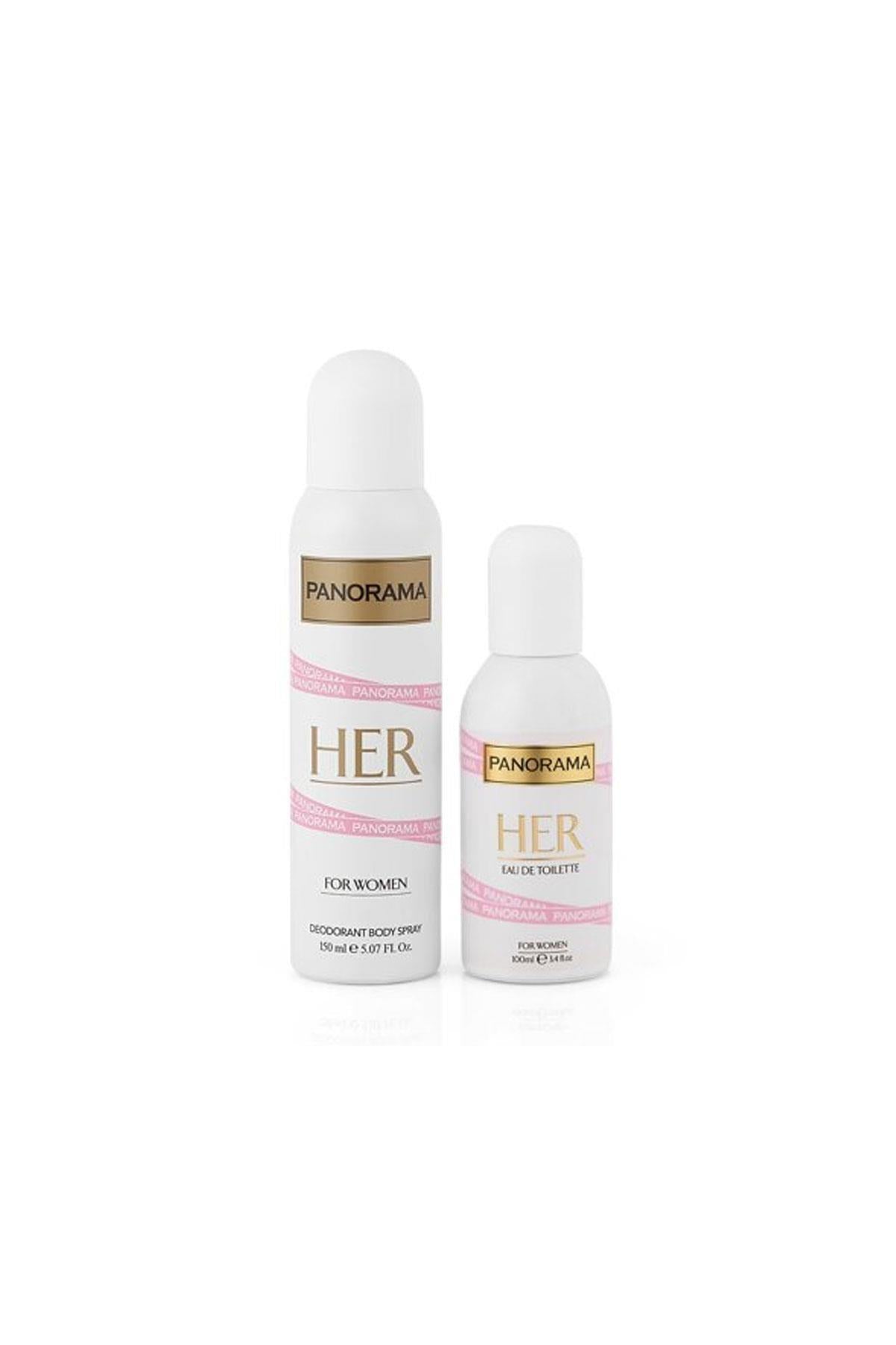Panaroma Panorama Her Kadın Edt 100 ml 150 ml Deodrant Parfüm Set