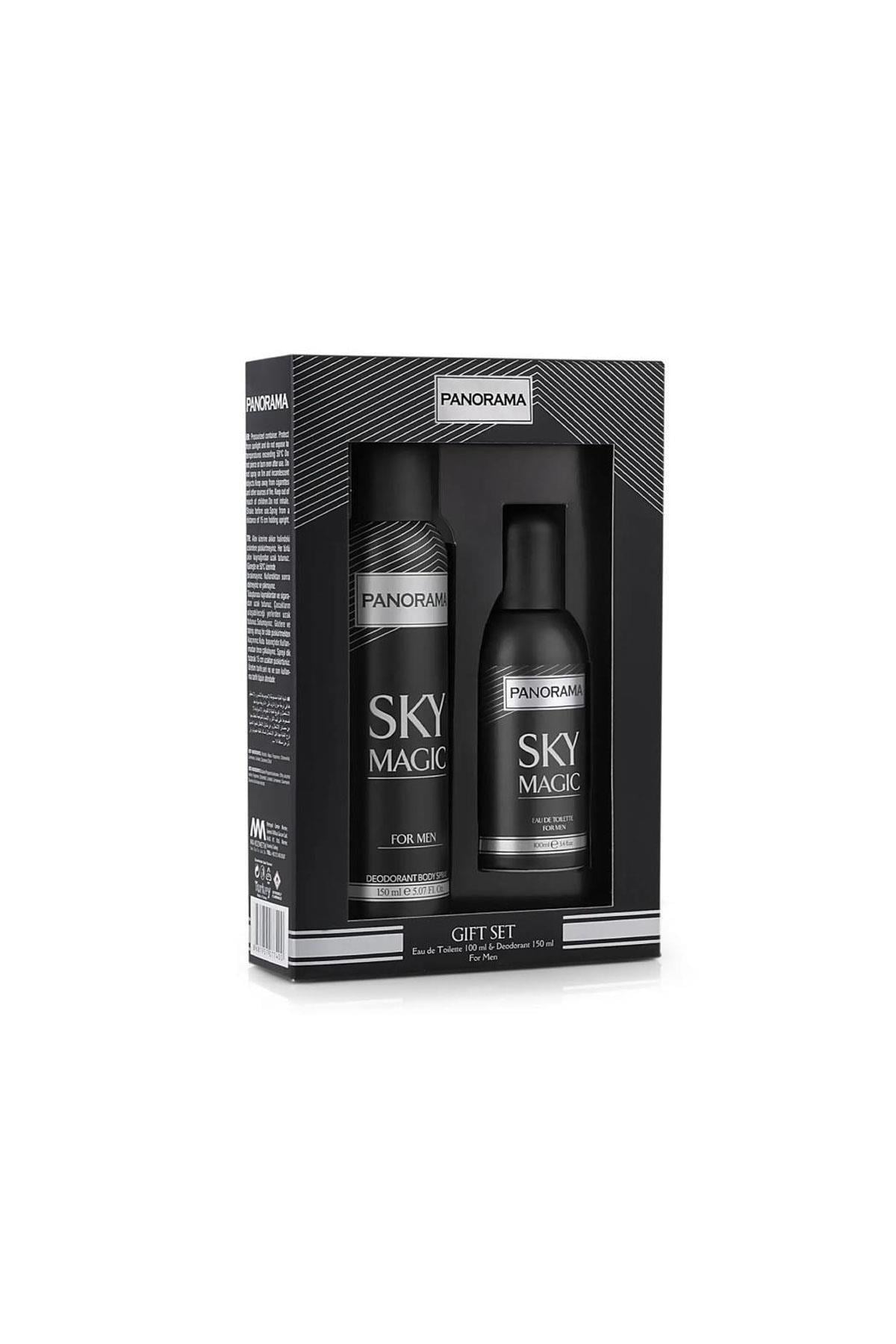Panaroma Panorama Sky Magic Erkek Parfüm Ve Deodorant Seti (100 ML EDT 150 ML SPRAY DEODORANT)