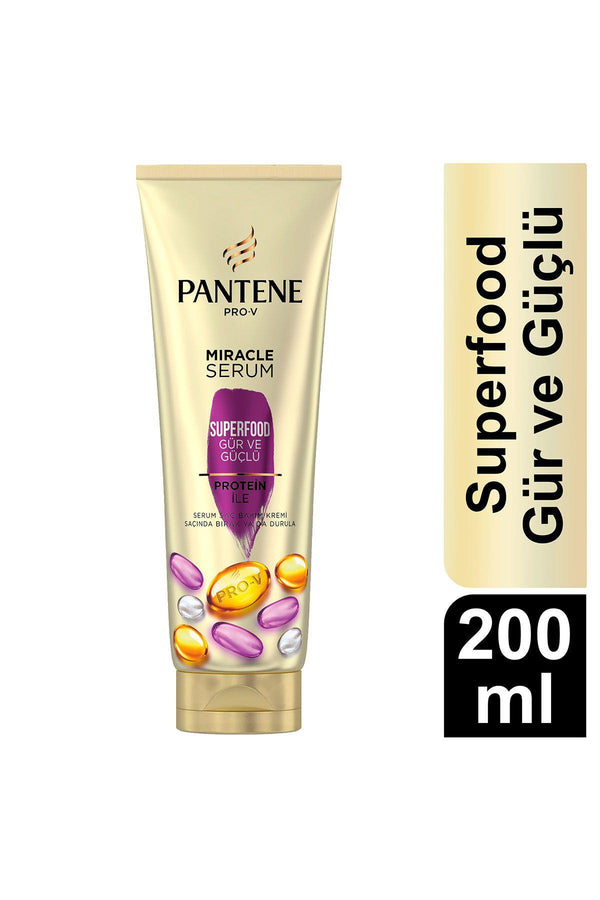 Pantene Miracle Superfood Gür Ve Güçlü Serum Şaç Bakım Kremi 200 Ml