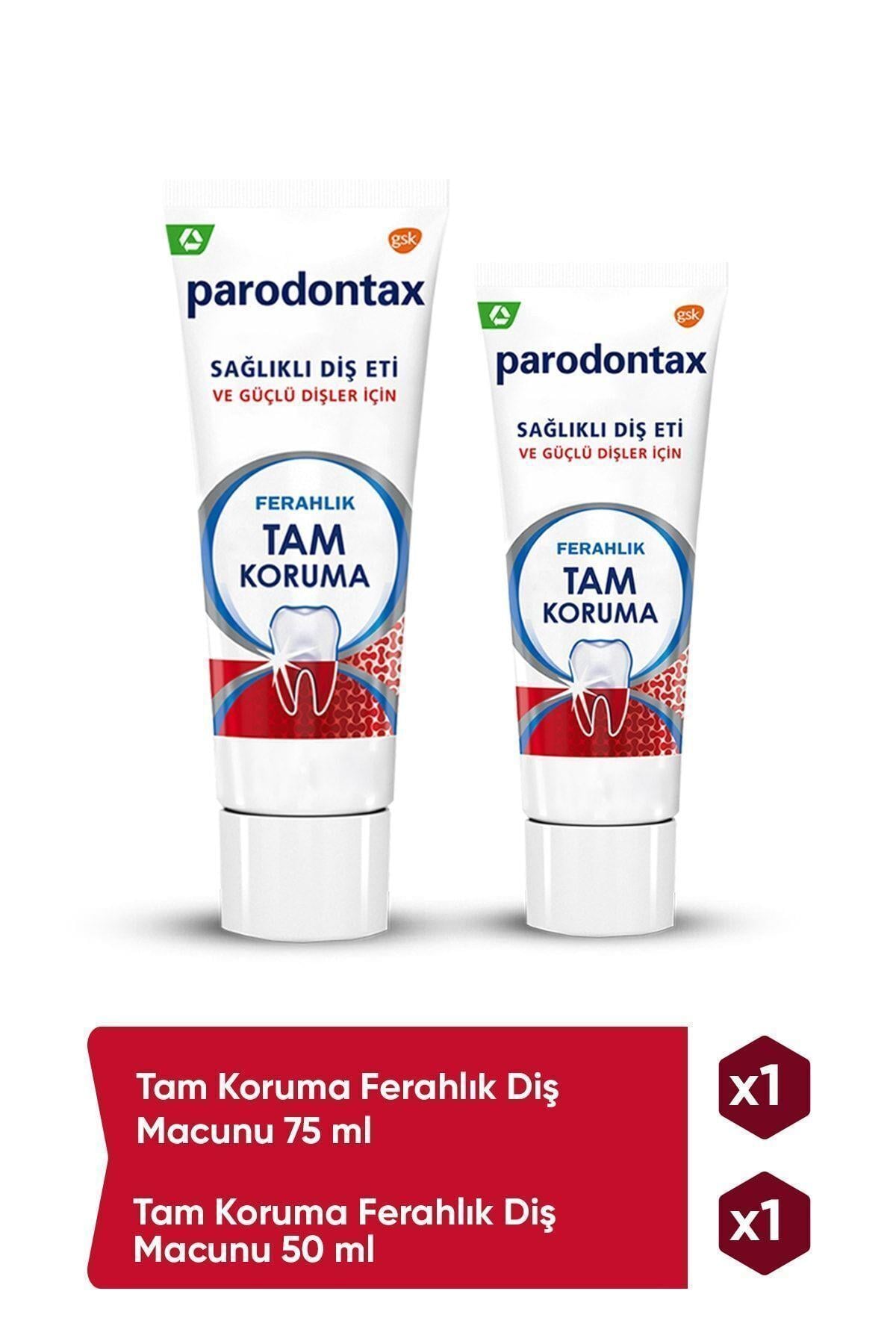 Parodontax Tam Koruma Ekstra Ferah 75 ml + Parodontax Tam Koruma Ekstra Ferah 50 ml