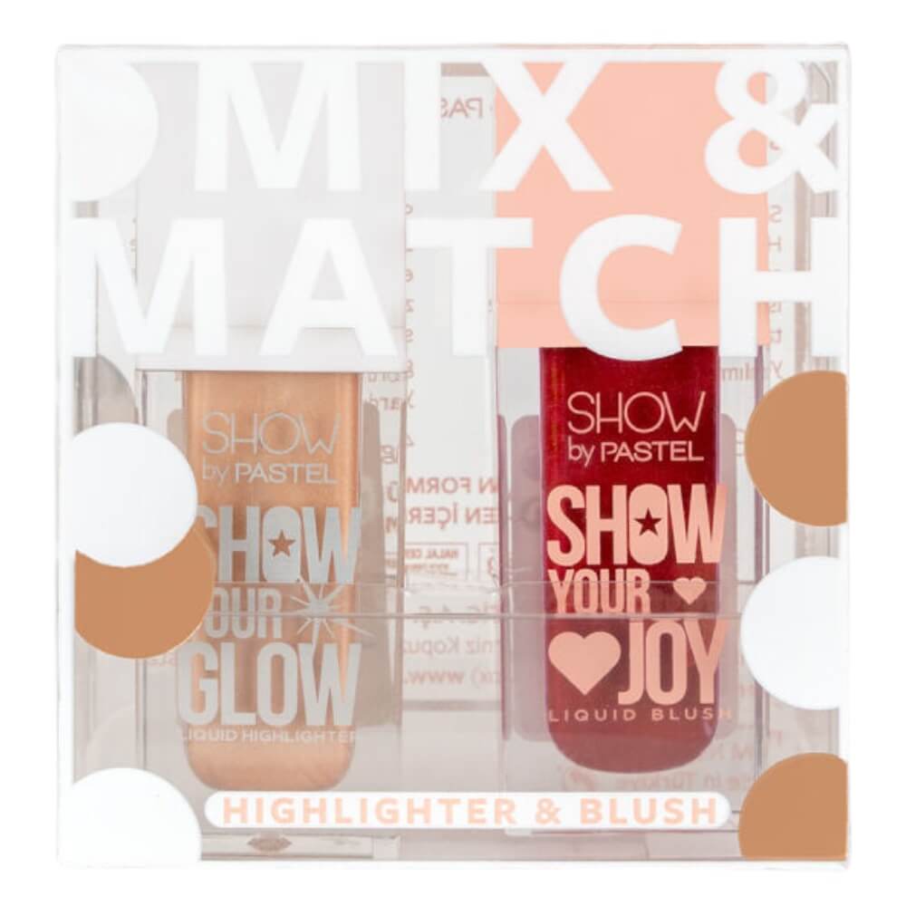 Pastel Liquid Highlighter 72 & Joy Liquid Blush 55 Set