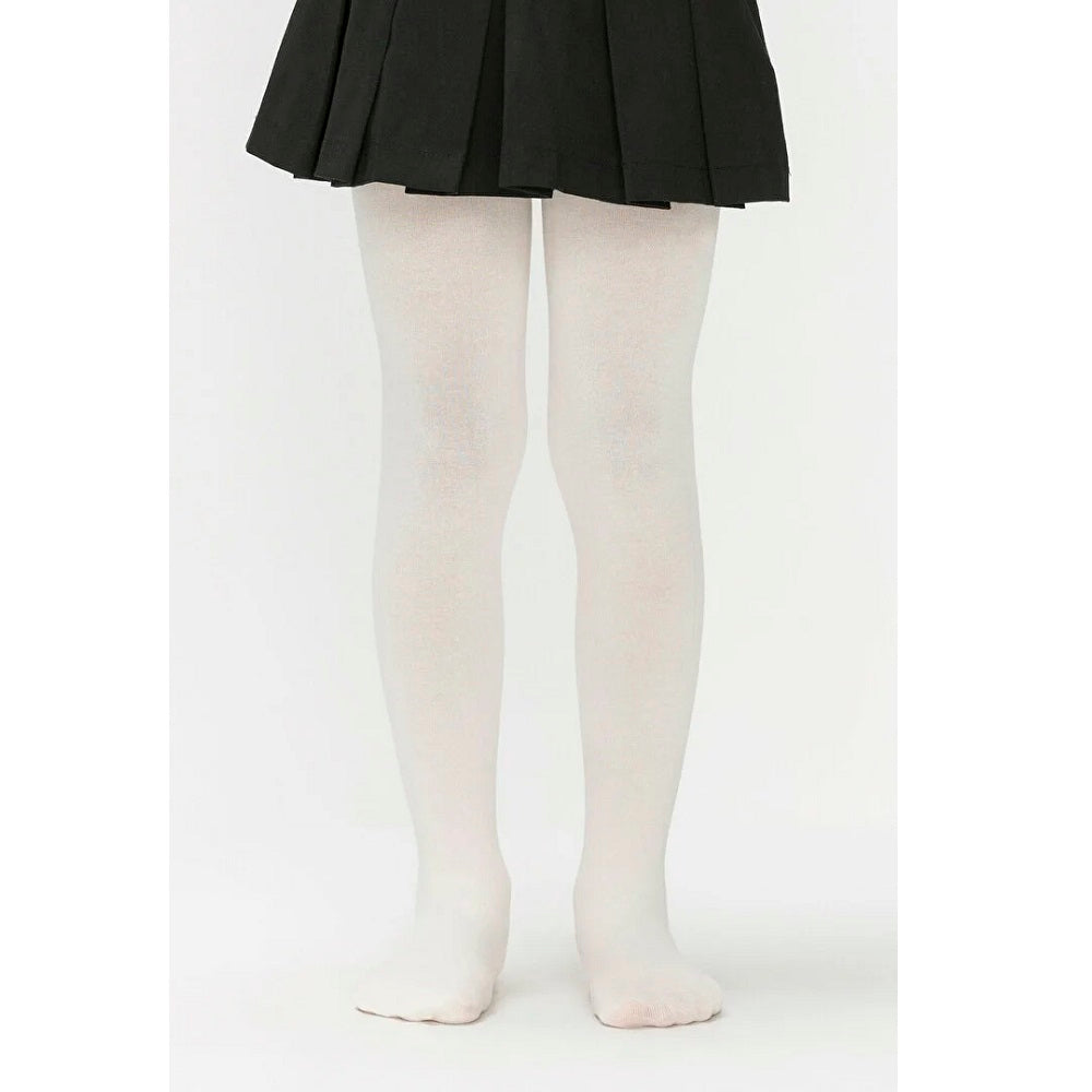 Penti Pretty Extra Cotton Çocuk Külotlu Çorap Vanilya