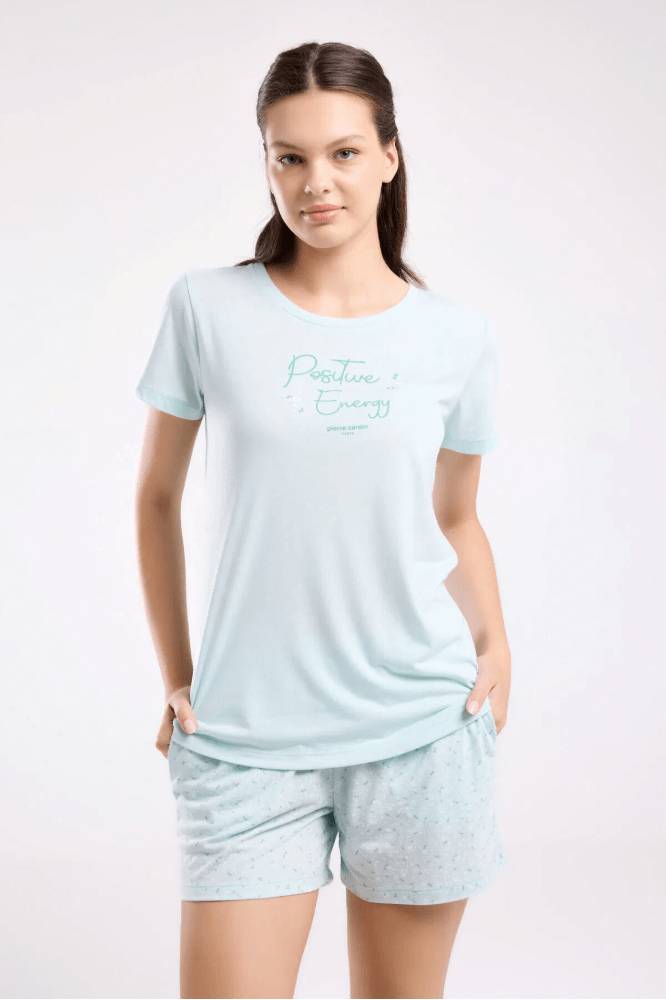 Pierre Cardin 8988-S Bayan Şort Takım Mint