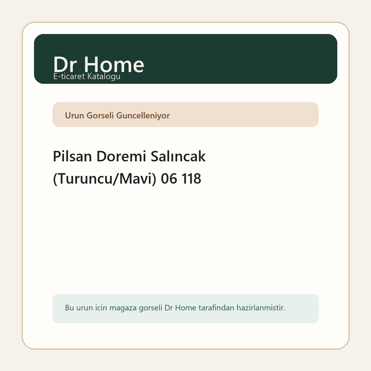 Pilsan Doremi Salıncak (Turuncu/Mavi) 06 118