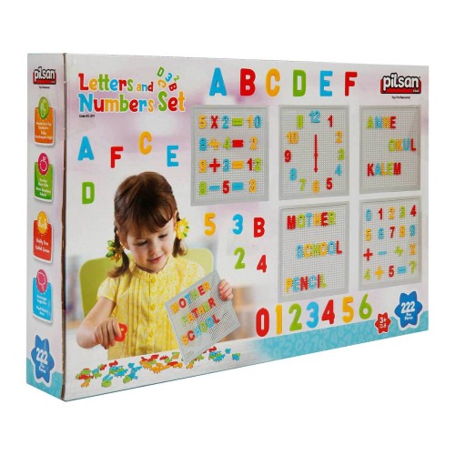 Pilsan Harf Ve Rakam Seti (222 Parça) 03 297