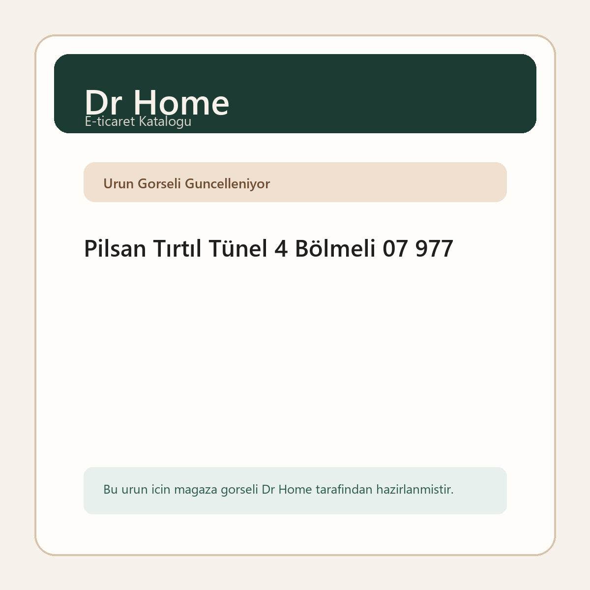 Pilsan Tırtıl Tünel 4 Bölmeli 07 977
