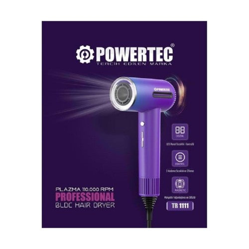 Powertec TR-1111 Delux Plazma Digital Fön Makinası Fiyatı