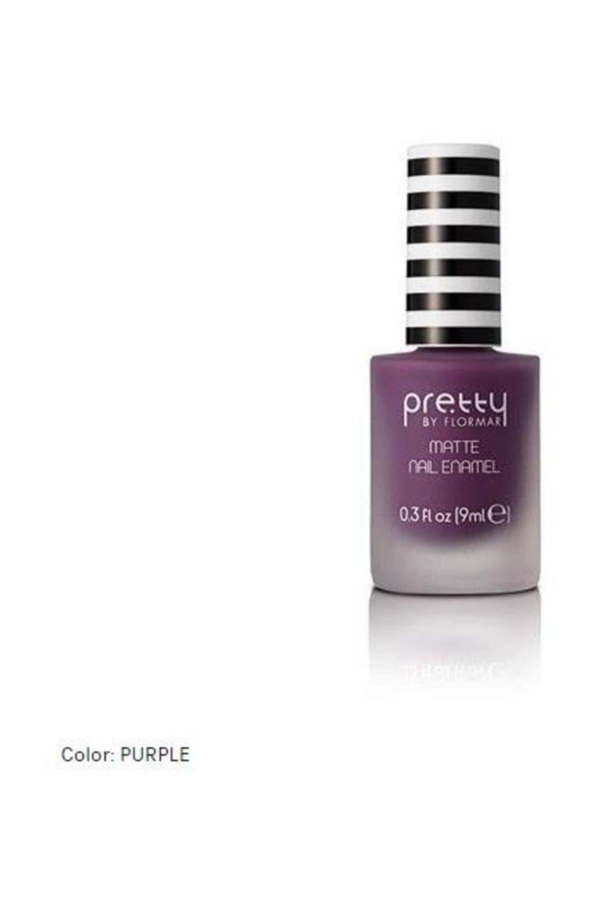 Pretty Flormar By Mat Nail Enamel No M07 Purple