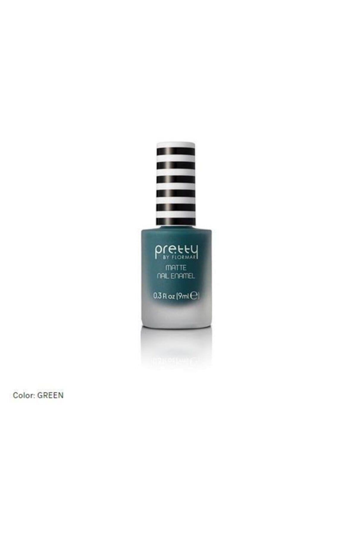 Pretty Flormar By Mat Nail Enamel No M11 Green