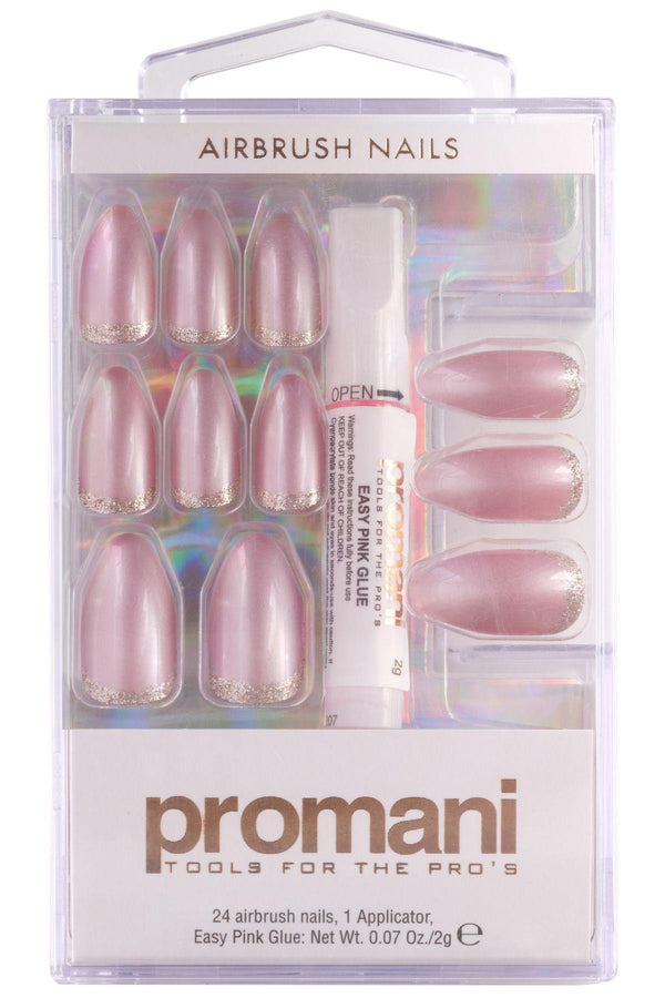Promani Contour Pearl Pink Takma Tırnak Kiti Pr-5656