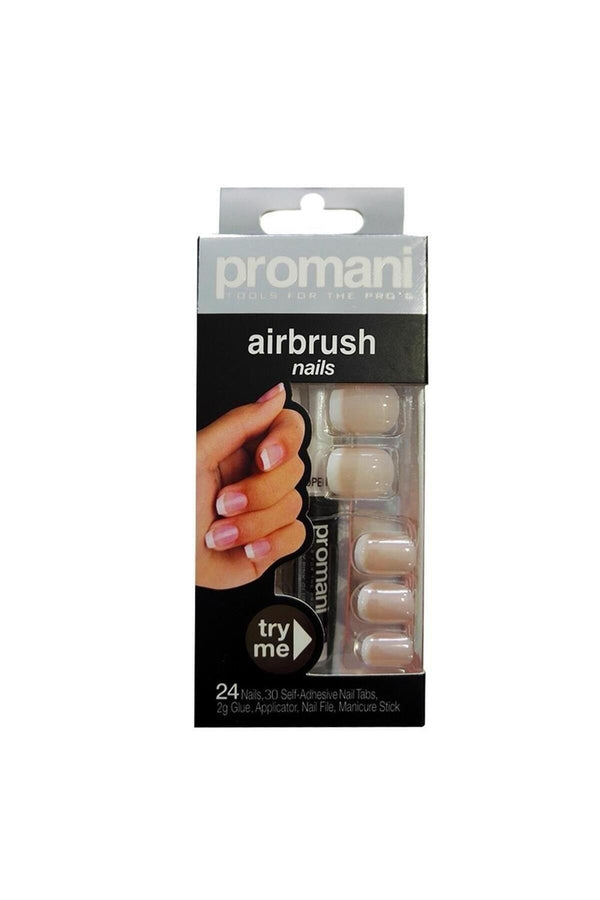 Promani İnce French Takma Tırnak Kiti Pembe Pr-5011
