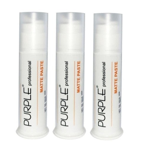 Purple Professional Saç Şekillendirici Mat Wax 100 ml x 3 Adet