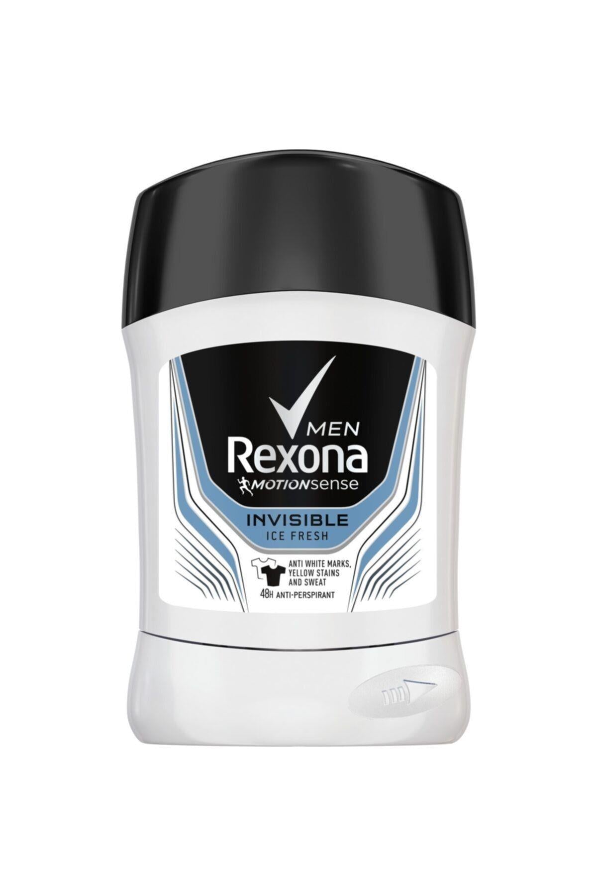 Rexona Invisible Black White Ice Fresh Erkek Stick Deodorant 50ml