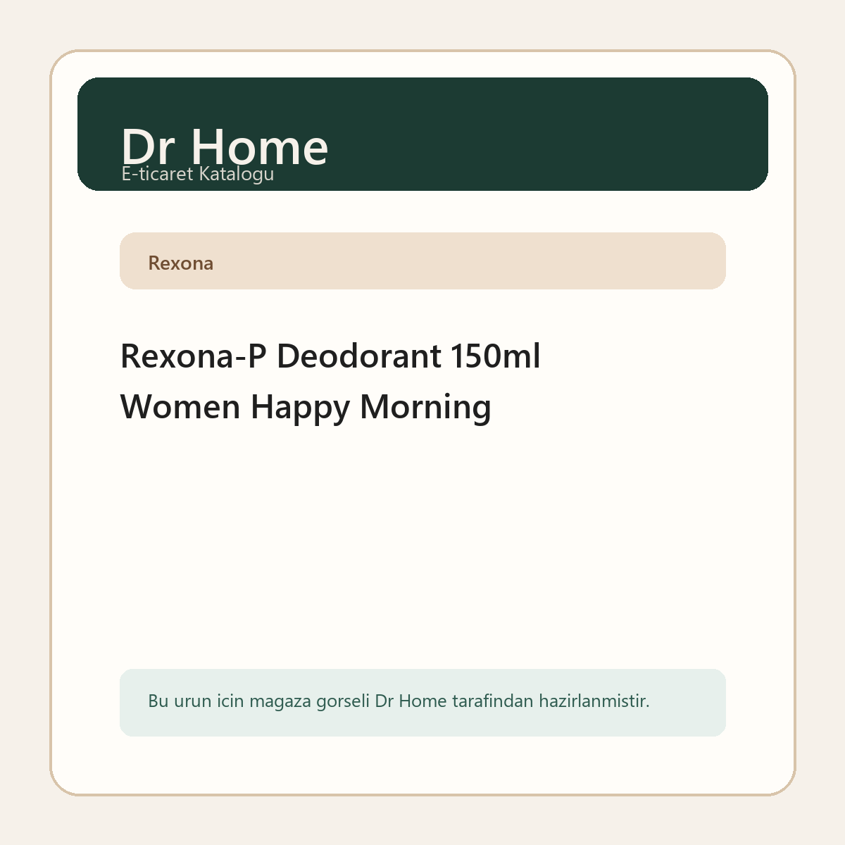 Rexona-P Deodorant 150ml Women Happy Morning