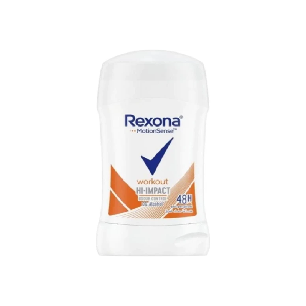 Rexona Women MotionSense Stick 40g Workout Hi-Impact Koku Kontrolü 48H