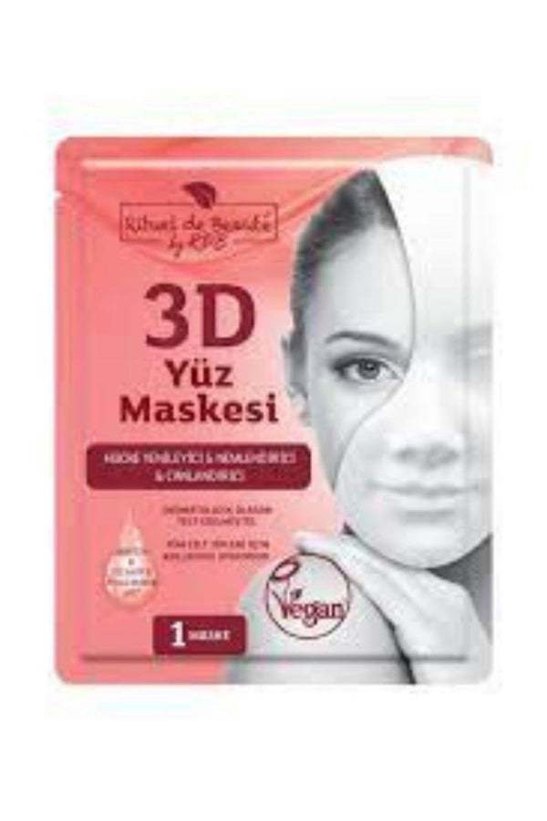 Rituel De Beaute 3d Yüz Maskesi ve Nemlendirici Canlandırıcı