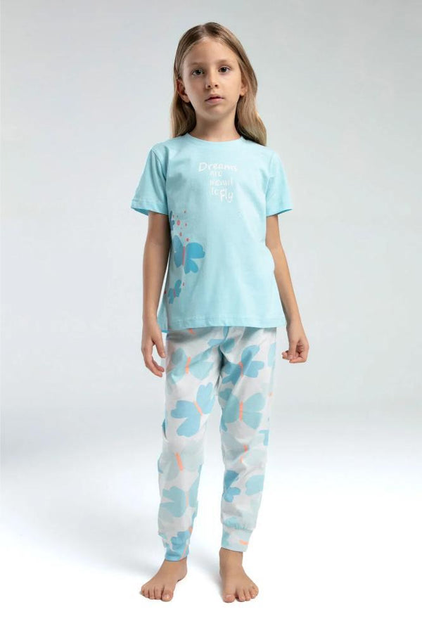 Rolly Polly Rp3597-G Genç Kız Pijama Takımı Mavi