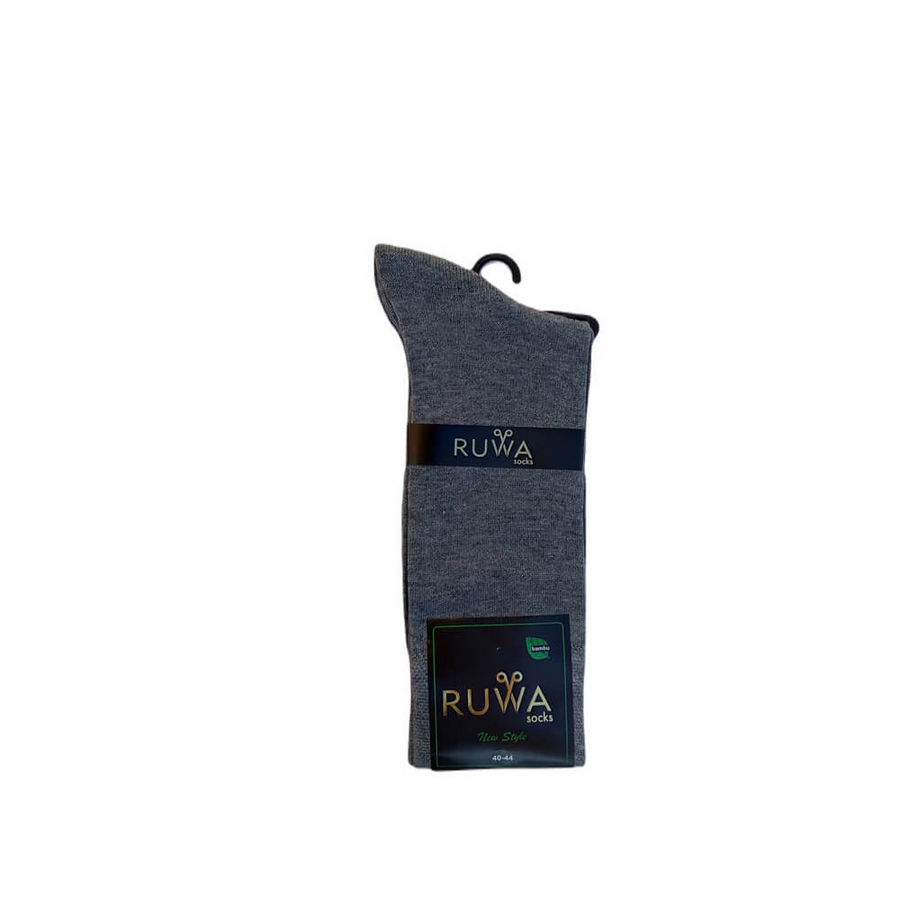 Ruwa 100 Erkek Bambu Soket Çorap Koyu Gri