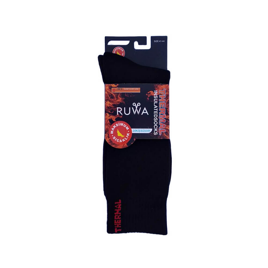 Ruwa 152 Erkek Thermal Çorap Siyah
