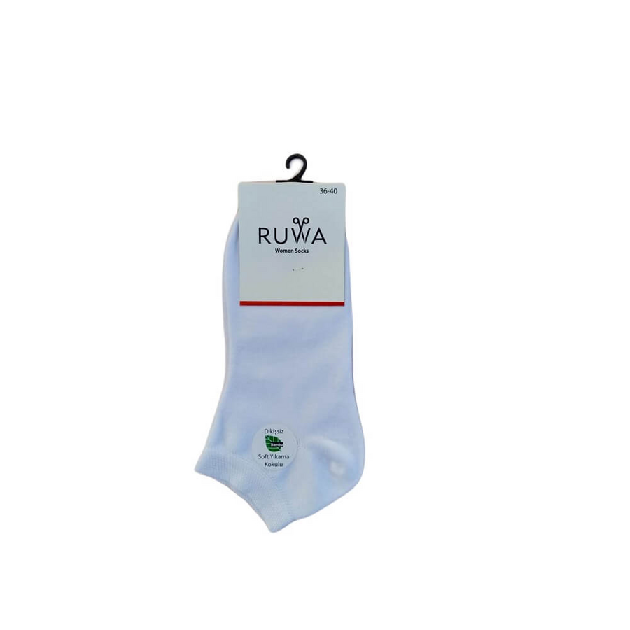 Ruwa 201 Kadın Patik Çorap Beyaz