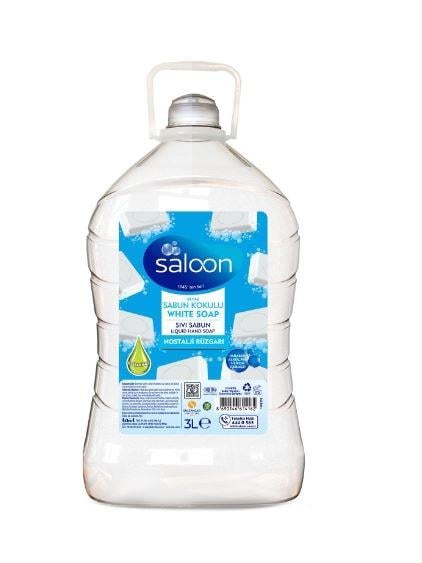 Saloon Sıvı Sabun Beyaz Sabun Kokulu 3 L