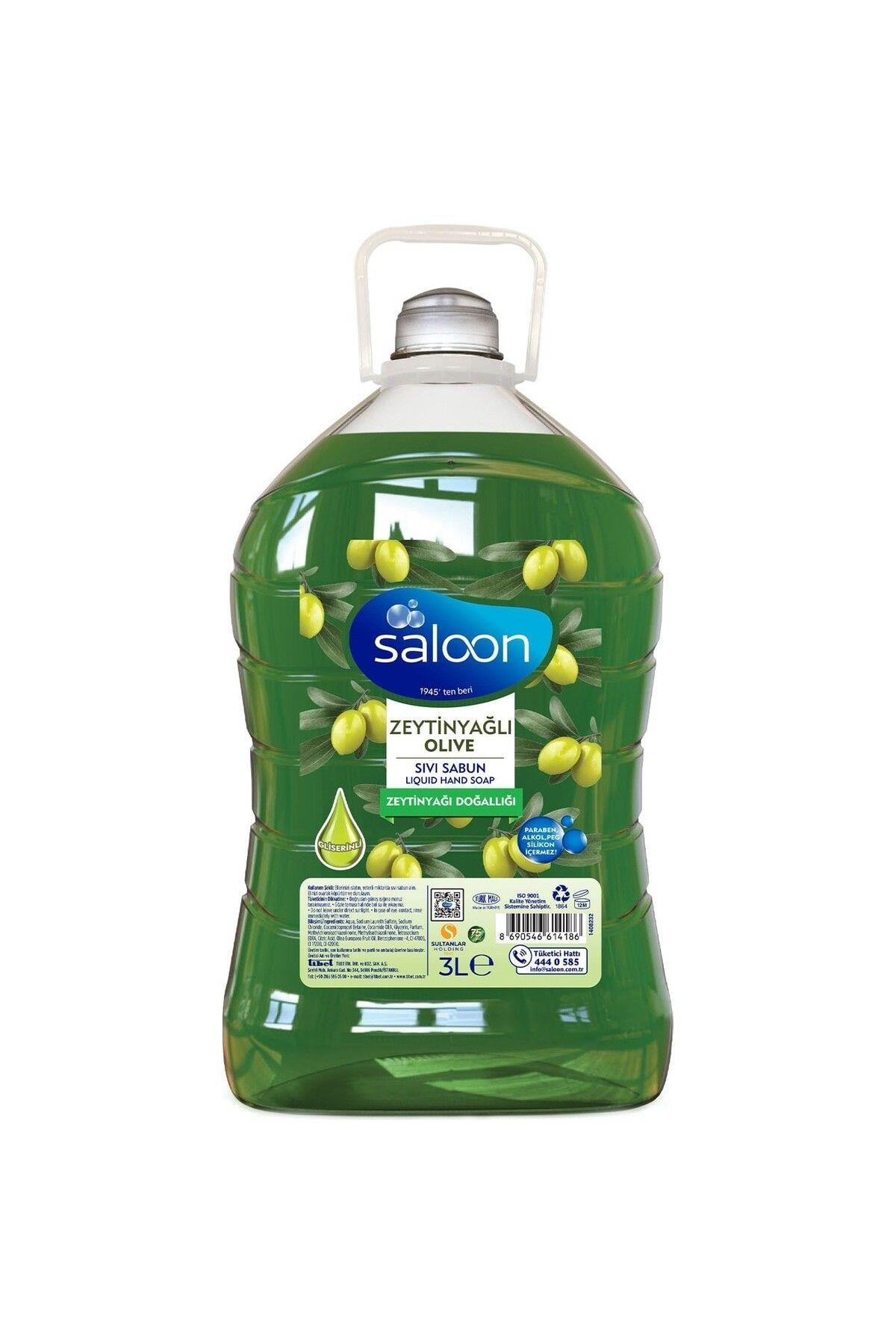 Saloon Sıvı Sabun Zeytinyağlı 3 Litre