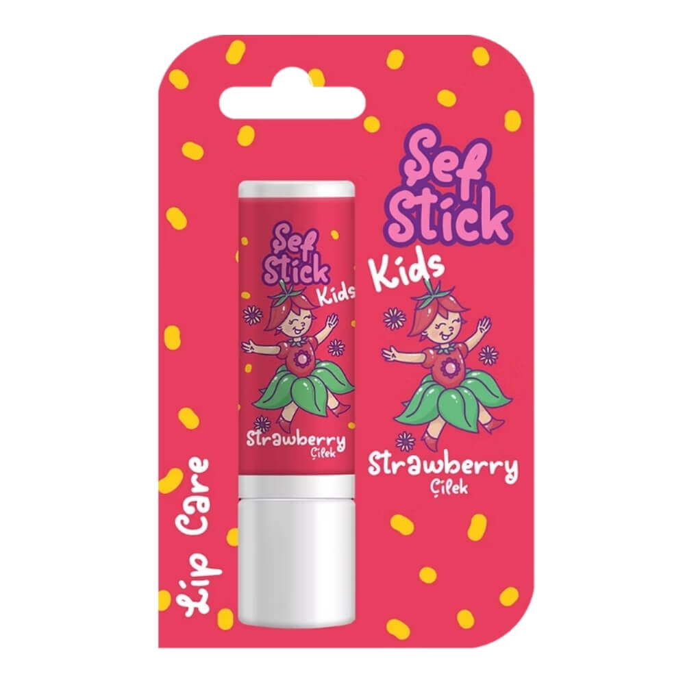 Şef Stick Kids Lip Balm Strawberry 5.2 Gr