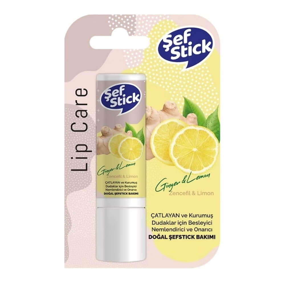 Şef Stick Lip Balm Ginger & Lemon 5.2 Gr