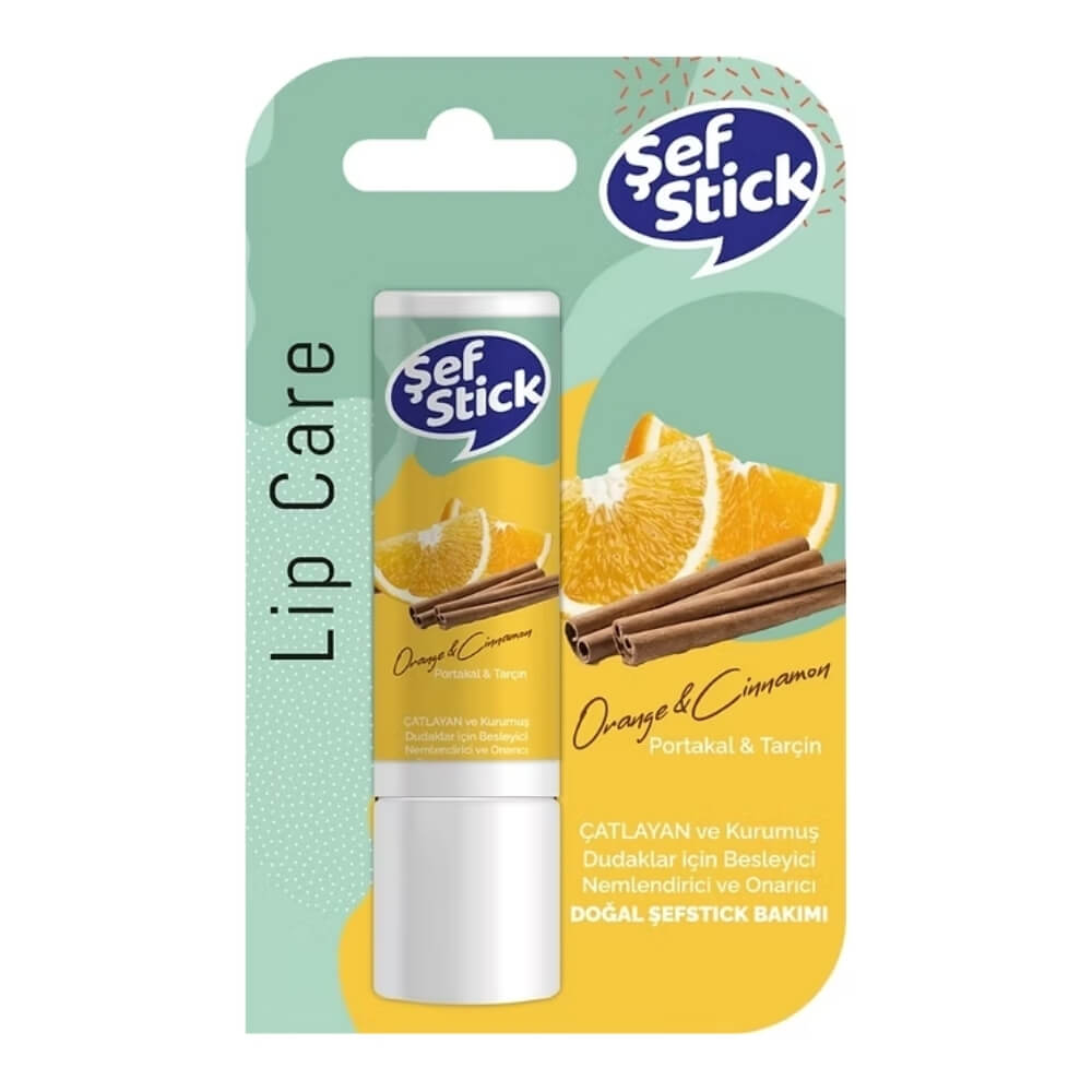 Şef Stick Lip Balm Orange & Cinnamon 5.2 Gr