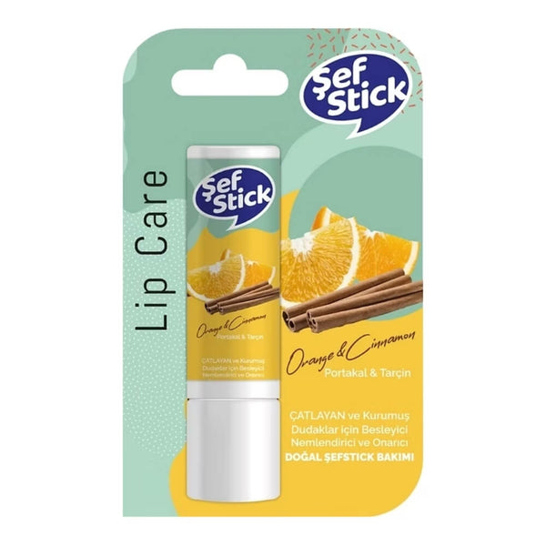 Şef Stick Lip Balm Orange & Cinnamon 5.2 Gr