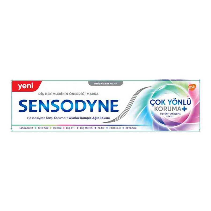 Sensodyne Çok Yönlü Koruma Beyazlatıcı Diş Macunu 75 Ml
