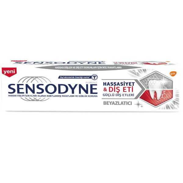 Sensodyne Hassasiyet&Diş Eti Beyazlatıcı 75 Ml