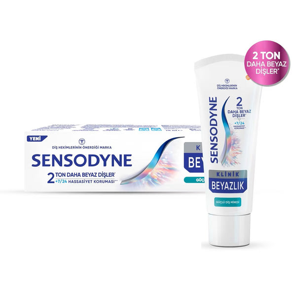 Sensodyne Klinik Beyazlık Güçlü Diş Minesi Diş Macunu 75 Ml