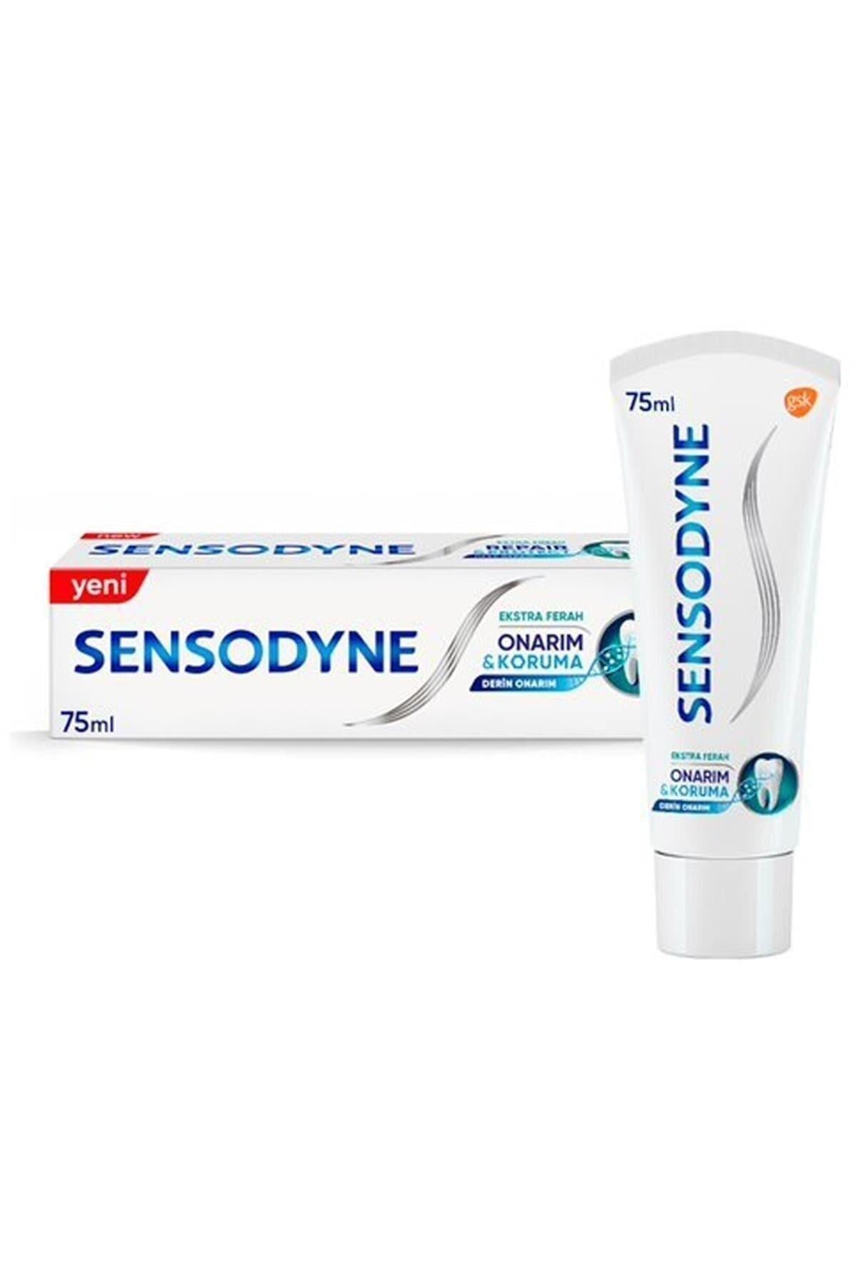 Sensodyne Onarım ve Koruma Ekstra Ferahlık Onarım Sağlayan Günlük Diş Macunu 75 mL