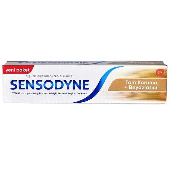 Sensodyne Tam Koruma Beyazlatıcı Diş Macunu 50 Ml