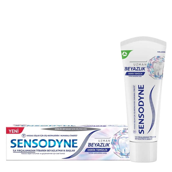 Sensodyne Uzman Beyazlık Derin Temizlik Diş Macunu 75 Ml