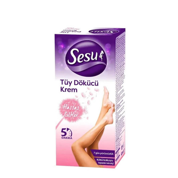Sesu Tüy Dökücü Krem Hassas Ciltler 40 Ml