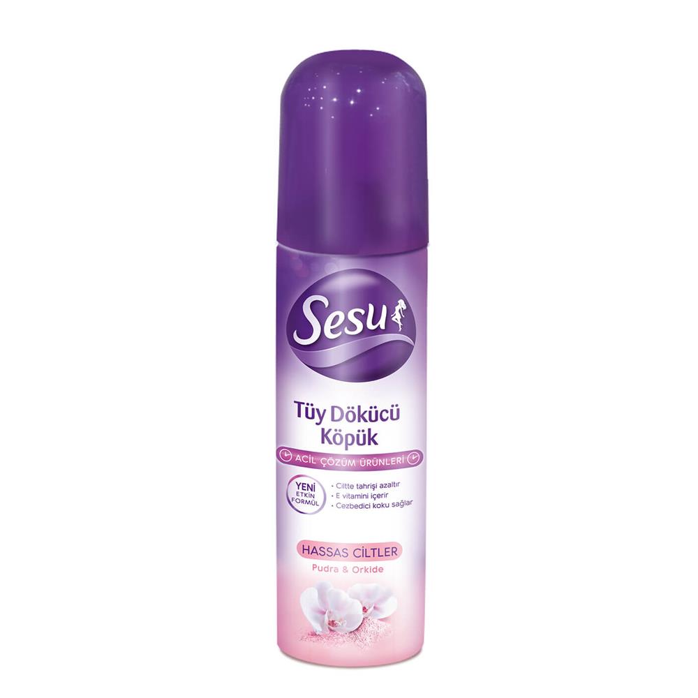 Sesu Tüy Dökücü Sprey Krem Hassas Cilt 150 Ml