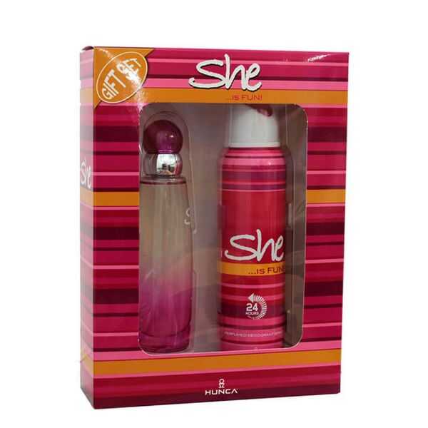 She Is Fun Kadın Parfüm Edt 50 Ml + Deodorant 150 Ml Set