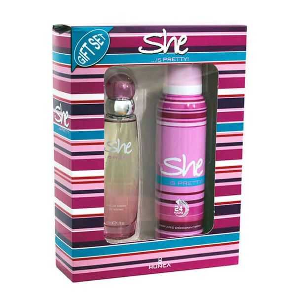 She Is Pretty Kadın Parfüm Edt 50 Ml + Deodorant 150 Ml Set