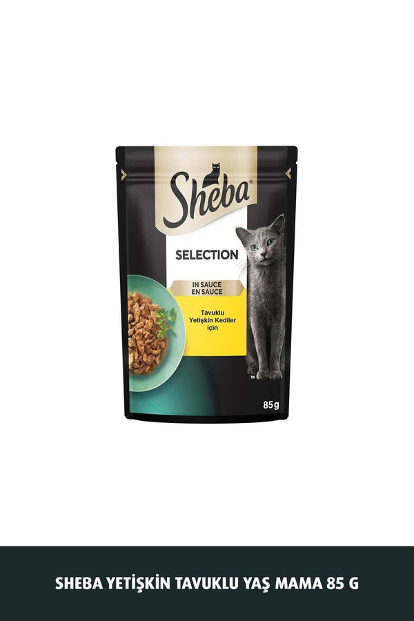 SHEBA Tavuk Etli Pouch Kedi Yaş Maması 85 Gr alithestereo